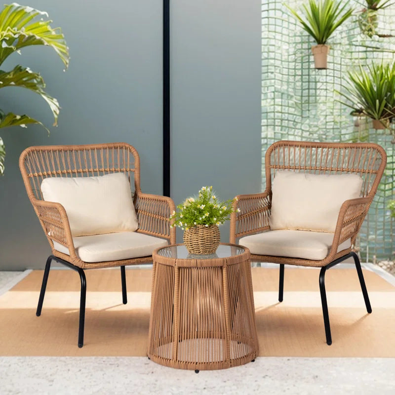 Dawna 3 Piece Seating Group with Cushions