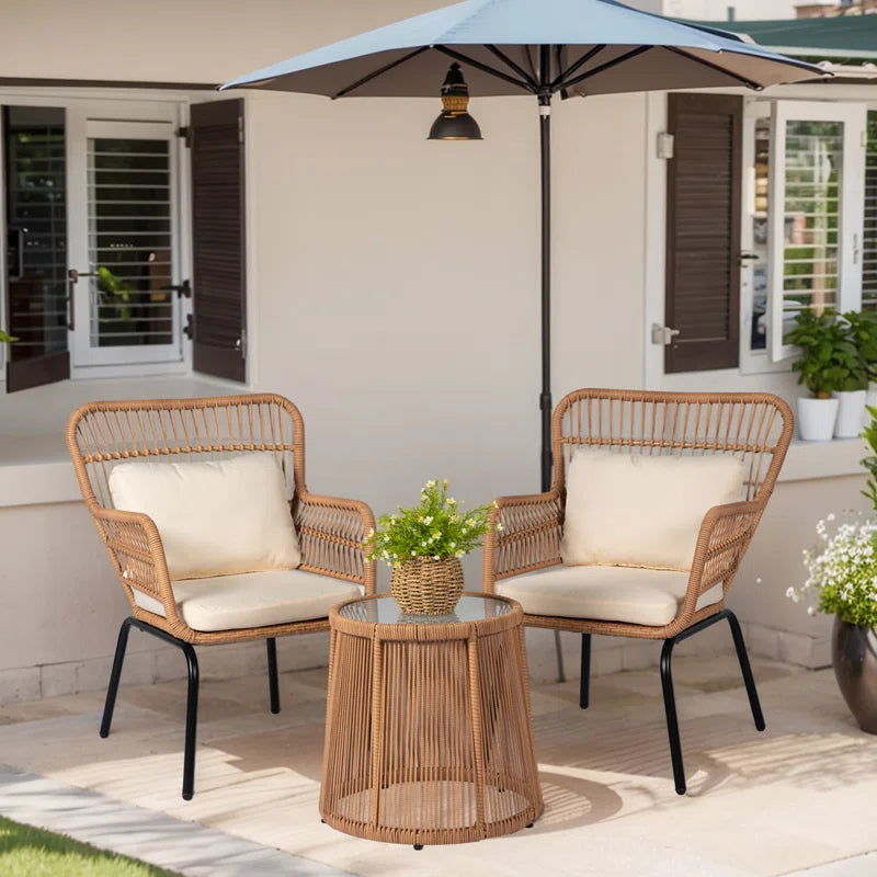 Dawna 3 Piece Seating Group with Cushions