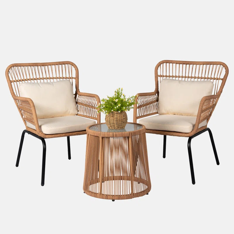 Dawna 3 Piece Seating Group with Cushions