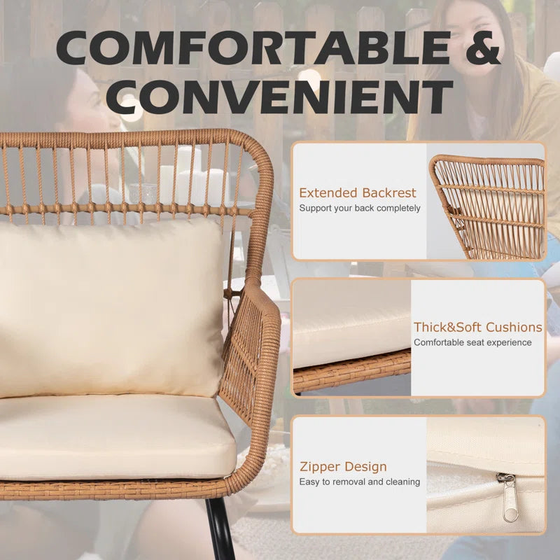 Dawna 3 Piece Seating Group with Cushions