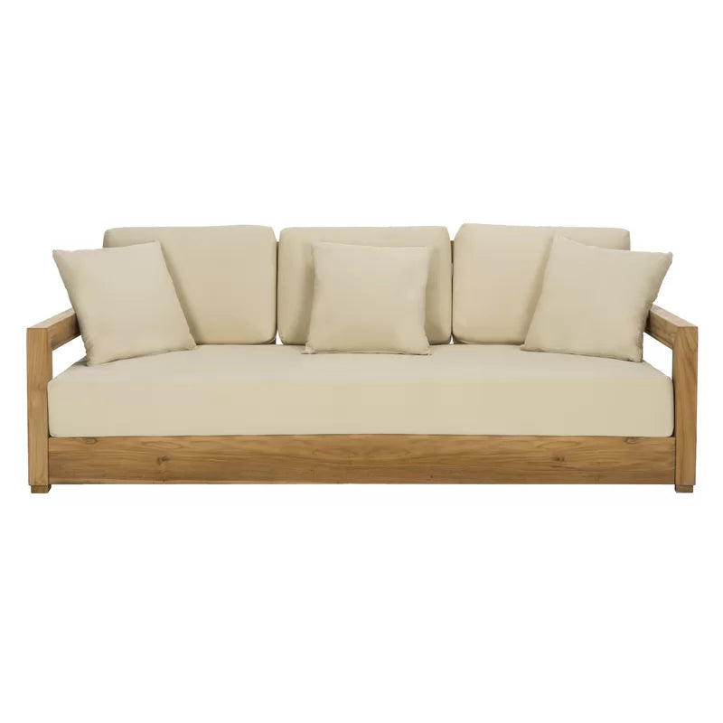 Melrose 5 - Piece Teak Sofa Seating Group with Cushions