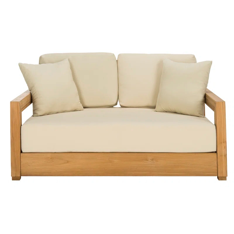 Melrose 5 - Piece Teak Sofa Seating Group with Cushions