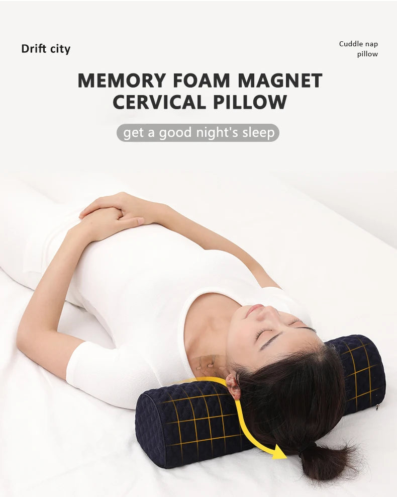 Memory Foam Cervical Pillow, Ergonomic Orthopedic Neck Pain Pillow for Side Back Stomach Sleeper, Remedial Pillow, Slow Rebound