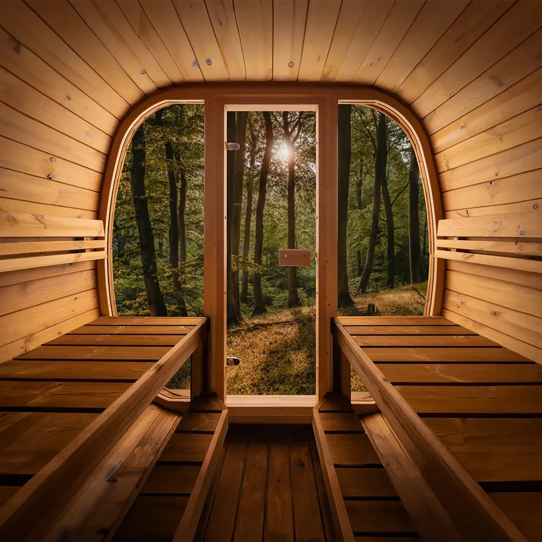 Scandinavian Equinox Outdoor Cube Sauna (7' x 7'6")