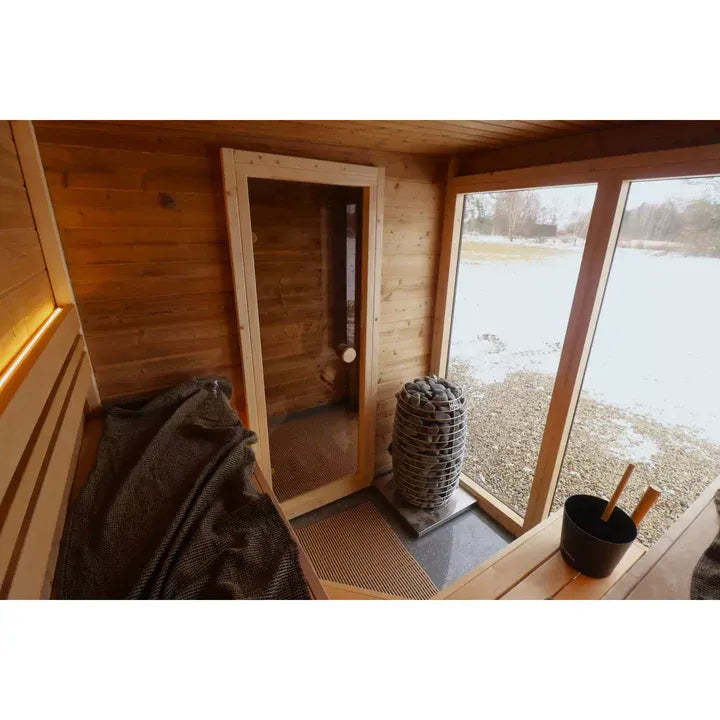 Sierra M Outdoor Cabin Sauna With Changing Room